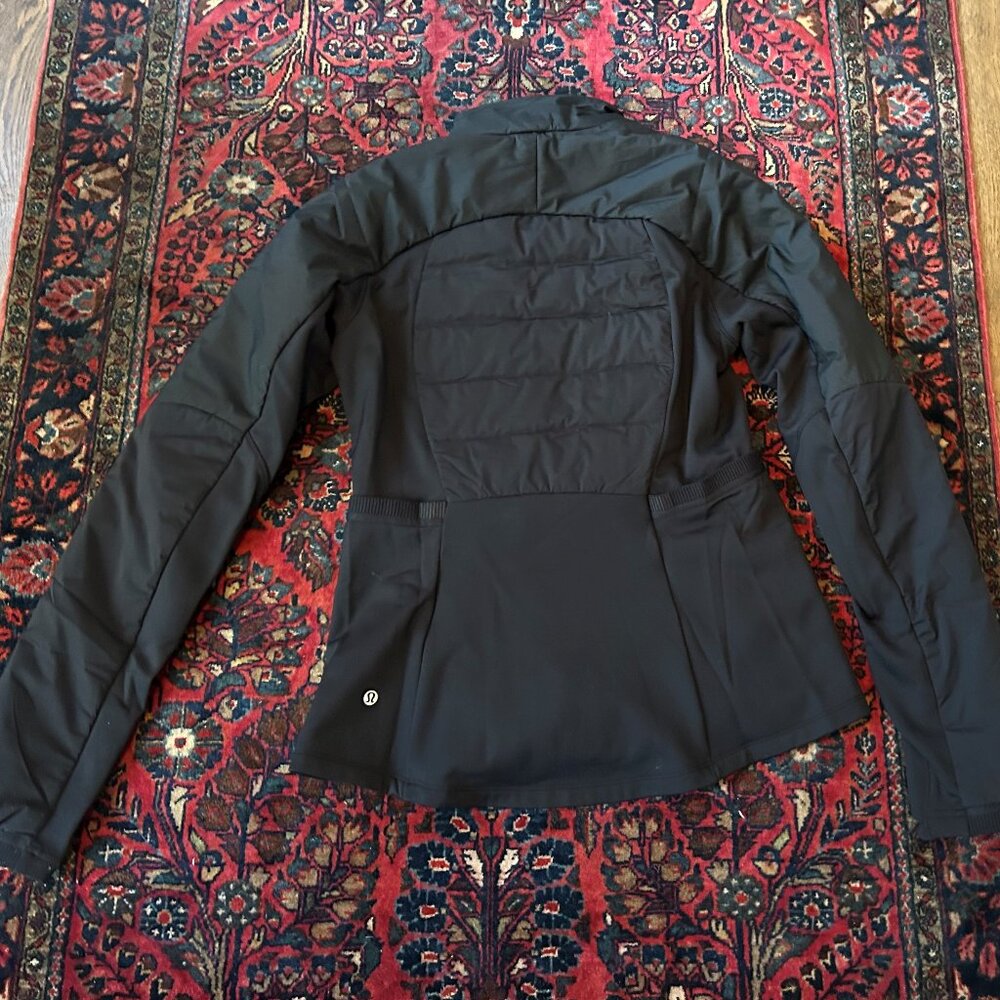 Lululemon Down For It All Pullover Black - Size 10